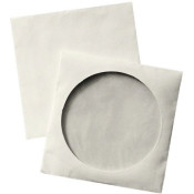 Конверт для CD-DWD, 124х124мм, мокроклеючий клапан, офсет, з вікном, 80г/м2, 50шт/уп