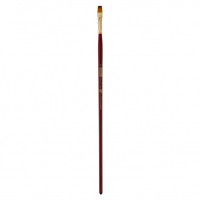 Пензель синтетичний, Cherry 6971, плаский, №6, довга ручка, ART Line, TM ZiBi