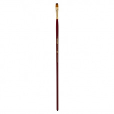 Пензель синтетичний, Cherry 6971, плаский, №6, довга ручка, ART Line, TM ZiBi