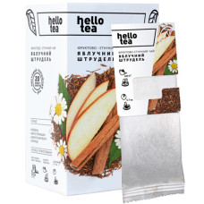 Чай фруктово-етнічний, 20пак, Яблучний штрудель, ТМ Hello tea