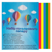 Папір кольоровий А4, 80г/м2, 250арк, 5 кольорів, Mix Intensive, TM Mondi coloured