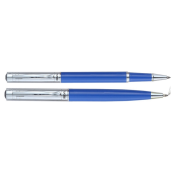 Комплект ручок (кулька+роллер) в подарунковому футлярі  L, синій