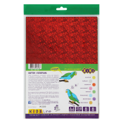 Набір кольорового картону ГОЛОГРАМА, А4, 8 аркушів: 8 кольорів, 250 г/м2, KIDS Line