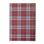 Зошит для нотаток SHOTLANDKA, А5, 48арк., клітинка, карт.обкладинка, бордовий