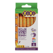Олівці воскові, 6 кольорів, KIDS Line, TM ZiBi