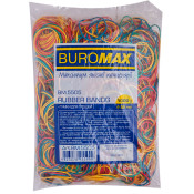 Гумки для грошей, 1000г, d=55мм, кольорові, асорті, TM Buromax