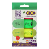 Набір з 4-x текст-маркерів TUTTI - FRUTTI, з ароматизатором KIDS Line, TM ZiBi