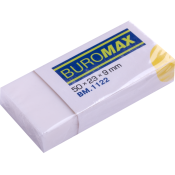 Ластик (гумка), 50x23x9мм, прямокутний, в паперовій обгортці, TM Buromax