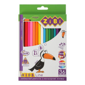 Олівці кольорові, 36 кольорів, KIDS Line, TM ZiBi