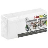 Серветки столові, 2-шарові, 33х33см, 250шт, білі, 1/8скл, HoReCa, ТМ Parus