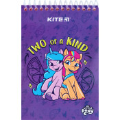 Блокнот на пружині зверху, А6, 48арк, нелінований, рожевий папір, My Little Pony, TM Kite